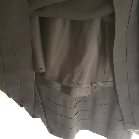 Silk Babydoll Mini Dress with Square Neck & Rose Detail - Picture 8 of 8